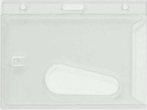 Centrum Identyfikator plastikowy 70x92 mm CENTRUM 82076 transparentny plastikowy 2