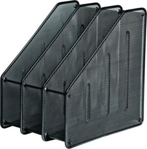 Forofis Pojemnik na czasopisma FOROFIS potrójny 91330 czarny metalowy 2