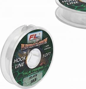 FL Materiał przyponowy Fluorocarbon SOFT Hook Line 20 1