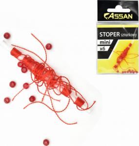 Assan STOPER stopery sznurkowe koralikowe z nitką MINI 1