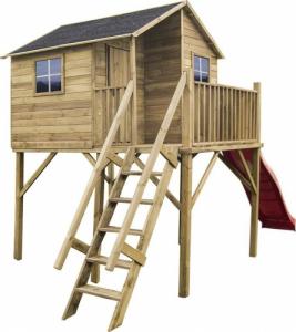 4iQ Group Domek dla dzieci Jerzyk MAX ze ślizgiem 2