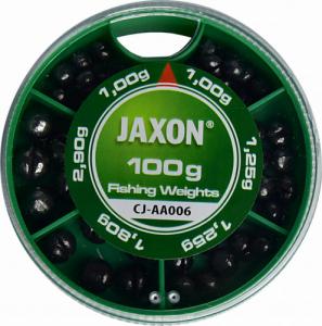 Jaxon CIĘŻARKI ŚRUCINY OŁÓW JAXON 100 g śruciny nacinane 1