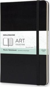 Moleskine Notes MOLESKINE music L, 13x21cm,w pięciolinie, twarda oprawa, 192 strony, czarny 1
