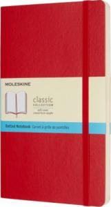 Moleskine Notes MOLESKINE Classic L (13x21cm) w kropki, miękka oprawa, 192 strony, czerwony 1