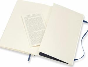 Moleskine Notes MOLESKINE L (13x21cm) w kropki, miękka oprawa, sapphire blue, 192 strony, niebieski 3