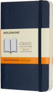 Moleskine Notes MOLESKINE P (9x14cm) w linie, miękka oprawa, sapphire blue, 192 strony, niebieski 1