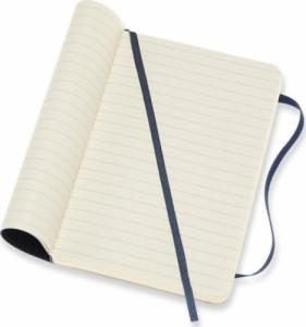 Moleskine Notes MOLESKINE P (9x14cm) w linie, miękka oprawa, sapphire blue, 192 strony, niebieski 2