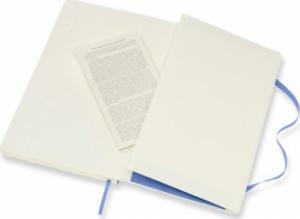 Moleskine Notes MOLESKINE Classic L (13x21 cm) w linie, miękka oprawa, hydrangea blue, 240 stron, niebieski 3