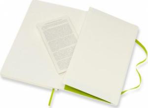 Moleskine Notes MOLESKINE Classic L (13x21 cm) gładki, miękka oprawa, lemon green, 240 stron, zielony 3