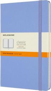 Moleskine Notes MOLESKINE Classic L (13x21 cm) w linie, twarda oprawa, hydrangea blue, 240 stron, niebieski 1