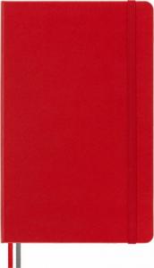 Moleskine Notes MOLESKINE Classic L (13x21 cm) gładki, twarda oprawa, scarlet red, 400 stron, czerwony 5