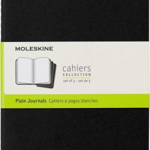 Moleskine Zestaw 3 Zeszytów MOLESKINE Cahier Journals L (13x21cm) gładki, 80 stron, czarny 1