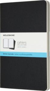 Moleskine Zestaw 3 Zeszytów MOLESKINE Cahier Journals L (13x21cm) w kropki, 80 stron, czarny 1