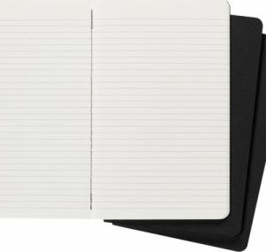 Moleskine Zestaw 3 Zeszytów MOLESKINE Cahier Journals L (13x21cm) w linie, 80 stron, czarny 2