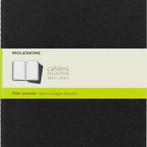 Moleskine Zestaw 3 Zeszytów MOLESKINE Cahier Journals XL (19x25cm) gładki, 120 stron, czarny 1