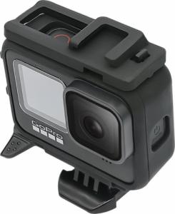 Surewo Ramka ochronna marki Surewo do kamer GoPro Hero 10, Hero 9 z 2 systemami mocowania cold shoe, kolor czarny 2