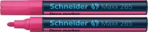 Schneider Marker kredowy SCHNEIDER Maxx 265 Deco, okrągły, 2-3mm, zawieszka, różowy 1