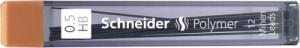 Schneider Wkłady grafitowe do ołówka SCHNEIDER, 0,5 mm, HB, 12 szt. 1