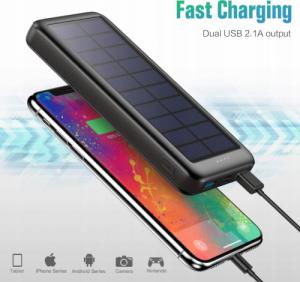 Powerbank Aiko Panel solarny 26800mAh Czarny 2