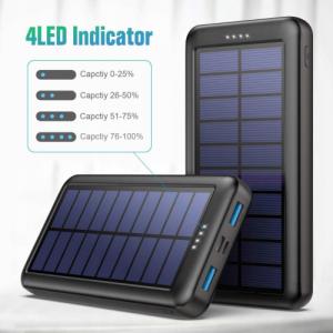 Powerbank Aiko Panel solarny 26800mAh Czarny 4