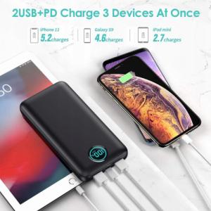 Powerbank Aiko LCD 25W 30800mAh Czarny 3