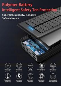 Powerbank Aiko Solarny 30000mAh Czarny 4