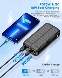 Powerbank Aiko 20W indukcja 30000mAh Czarny 2