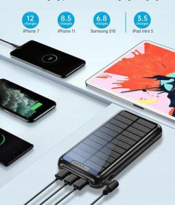 Powerbank Aiko 3xUSB + USB-C 26800mAh Czarny 2