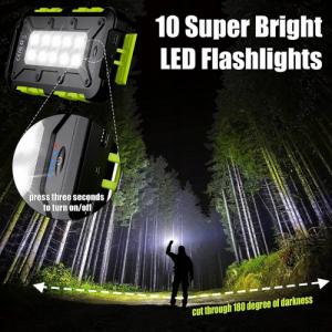 Powerbank Aiko z panelem solarnym 20000mAh Czarno-zielony 3