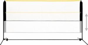 vidaXL vidaXL Siatka do badmintona, regulowana, 300x103x94-158 cm, metalowa 3