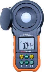 Peakmeter Fotometr cyfrowy PEAKMETER, model PM6612, wysoka dokładność pomiaru natężenia światła 200.000 LUX 2