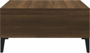 vidaXL vidaXL Stolik kawowy, brązowy dąb, 60x60x30 cm, płyta wiórowa 4