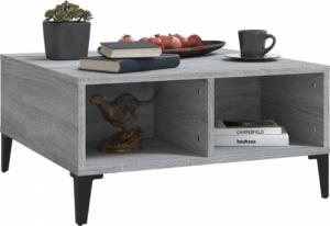 vidaXL Stolik kawowy, szary dąb sonoma, 60x60x30 cm, płyta wiórowa 3