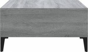 vidaXL Stolik kawowy, szary dąb sonoma, 60x60x30 cm, płyta wiórowa 5