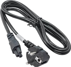 Kabel zasilający Akyga Koniczynka IEC C5 (AK-NB-01A) 1