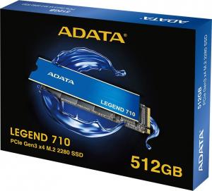 Dysk SSD ADATA Legend 710 512GB M.2 2280 PCI-E x4 Gen3 NVMe (ALEG-710-512GCS) 8