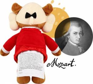 Mali Wirtuozi Zabawka grająca muzykę Mozarta - Miś Amadeusz 3