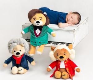 Mali Wirtuozi Zabawka grająca muzykę Mozarta - Miś Amadeusz 8