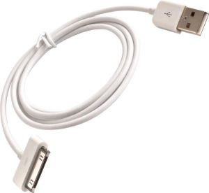 Kabel USB Forever USB-A - Apple 30-Pin 1 m Biały (T_0000724) 1
