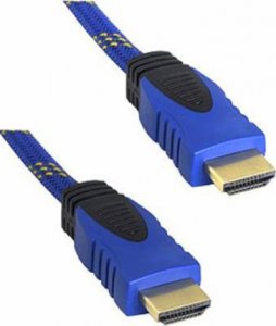 Kabel Lexton HDMI - HDMI 1.5m niebieski (RTV002585) 1