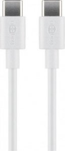 Kabel USB Goobay USB-C - USB-C 2 m Biały (51244) 1