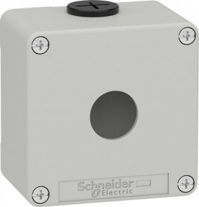 Schneider Electric Harmony XAP Kaseta sterownicza pusta szara 1 otwór XAPD1201 1