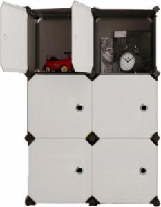 MAXXLLC SZAFA MODUŁOWA SZAFKA REGAŁ Garderoba 8 PÓŁEK 2