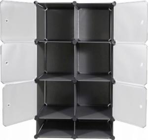 MAXXLLC SZAFA MODUŁOWA SZAFKA REGAŁ Garderoba 8 PÓŁEK 4