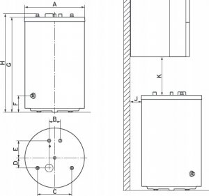 Saunier Duval Zasobnik FE 120/6 BM 6