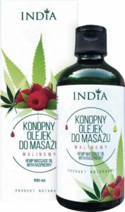 India Cosmetics Olejek do masażu malinowy INDIA 100ml 1