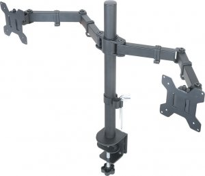 Art Uchwyt biurkowy na 2 monitory 13" - 27" (L-02N) 4