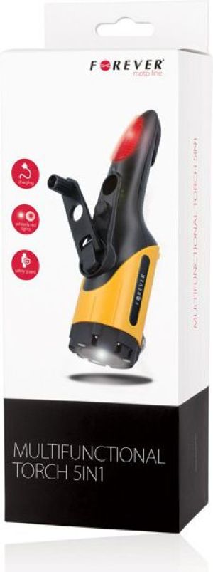 Latarka Forever wielofunkcyjna 5w1 Dynamo (GSM016930) 2