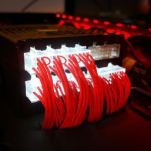 Super Flower Zestaw kabli, Biało-czerwony (SF-1000CS-WHRD) 4