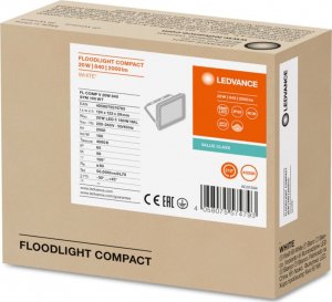 Naświetlacz Ledvance Projektor LED FLOOD COMPACT V 20W 840 SYM 100 WT 4058075574793 1